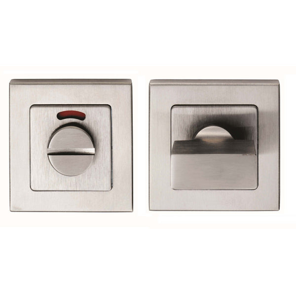 Eurospec - Square Thumbturn and Release with Indicator - Satin Stainless Steel - SST1415-ISSS - Choice Handles