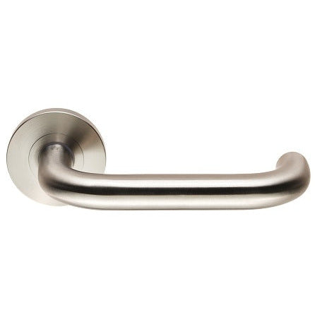 Eurospec - 19mm Dia.Grade 4 Return to Door Safety Lever on Round Rose