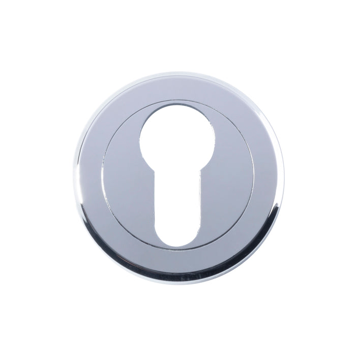 Serozzetta - Serozzetta Euro Profile Escutcheon - Polished Chrome - SZM001CP - Choice Handles