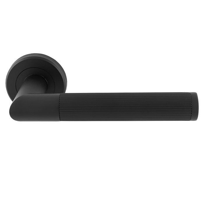 Serozzetta - Trend Lines Lever On Rose - Matt Black - SZM170MB - Choice Handles