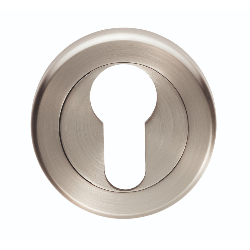 Serozzetta - Serozzetta Euro Profile Escutcheon Satin Nickel - Satin Nickel - SZR001SN - Choice Handles