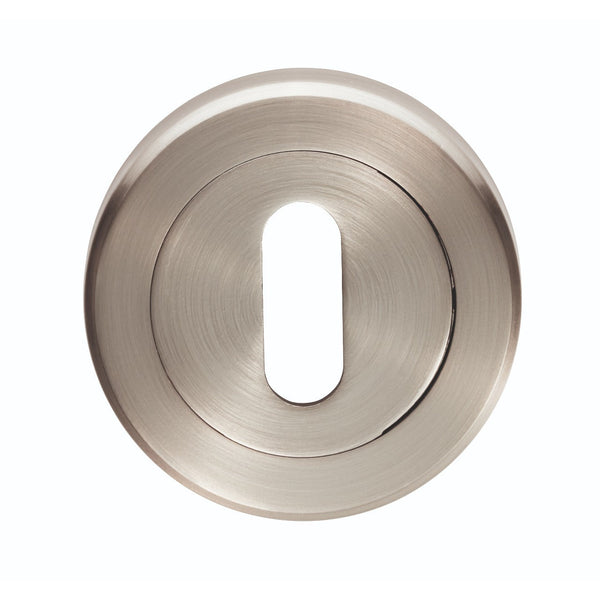 Serozzetta - Serozzetta Standard Lock Profile Escutcheon  - Satin Nickel - SZR002SN - Choice Handles