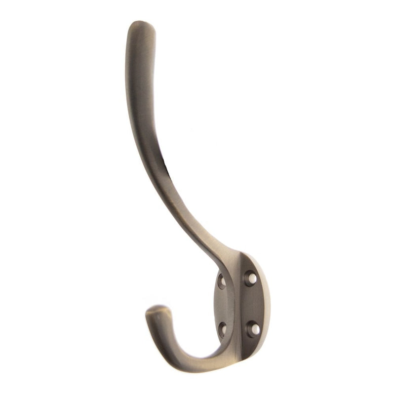 Atlantic Traditional Hat & Coat Hook - Matt Antique Brass - AHCHMAB - Choice Handles