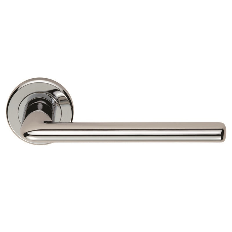 Serozzetta Manon Lever On Round Rose Concealed Fix - Polished Chrome - ZIN3144PC - Choice Handles